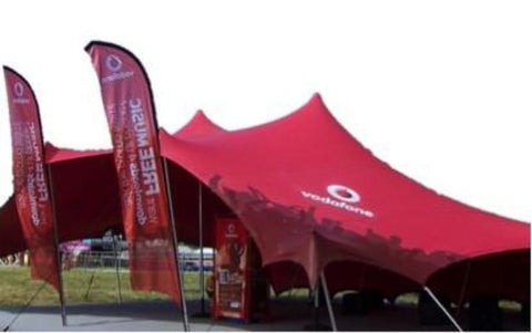 Branded Stretch tent - Dye Sublimation Digital Printing