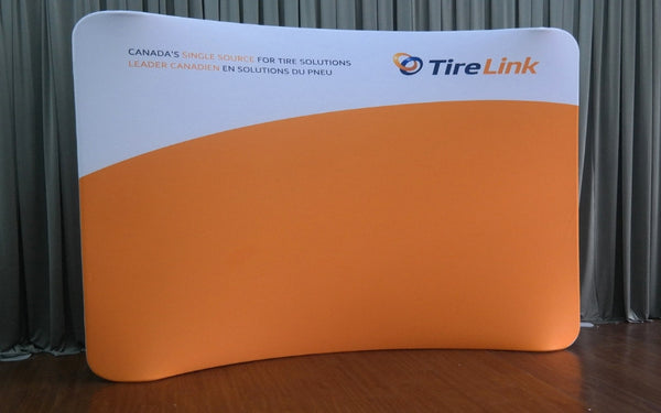 Curved Promotional exhibition wall