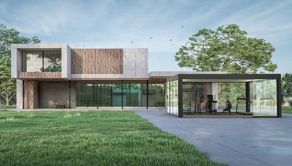 Eclettica fixed hard roof outdoor gazebo