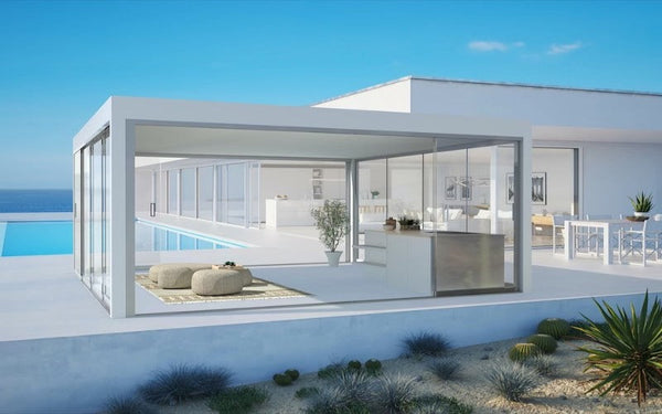 Eclettica hard roof gazebo