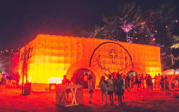 Stretched Inflatable Large Inflatable Structures - UK Stretch Tents
