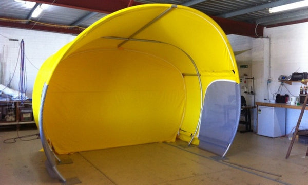 Merchandising Stretch tent booth 