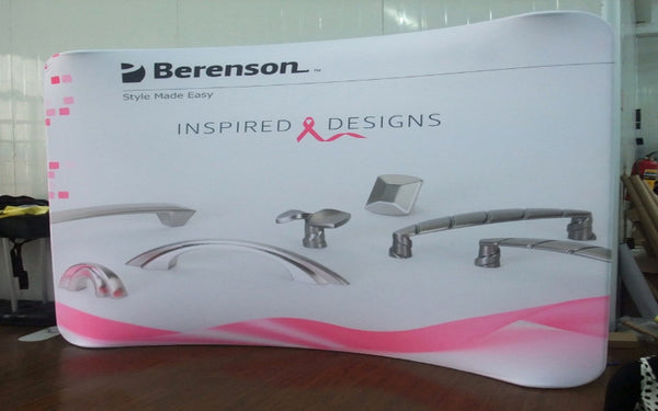 Curved Promotional exhibition wall